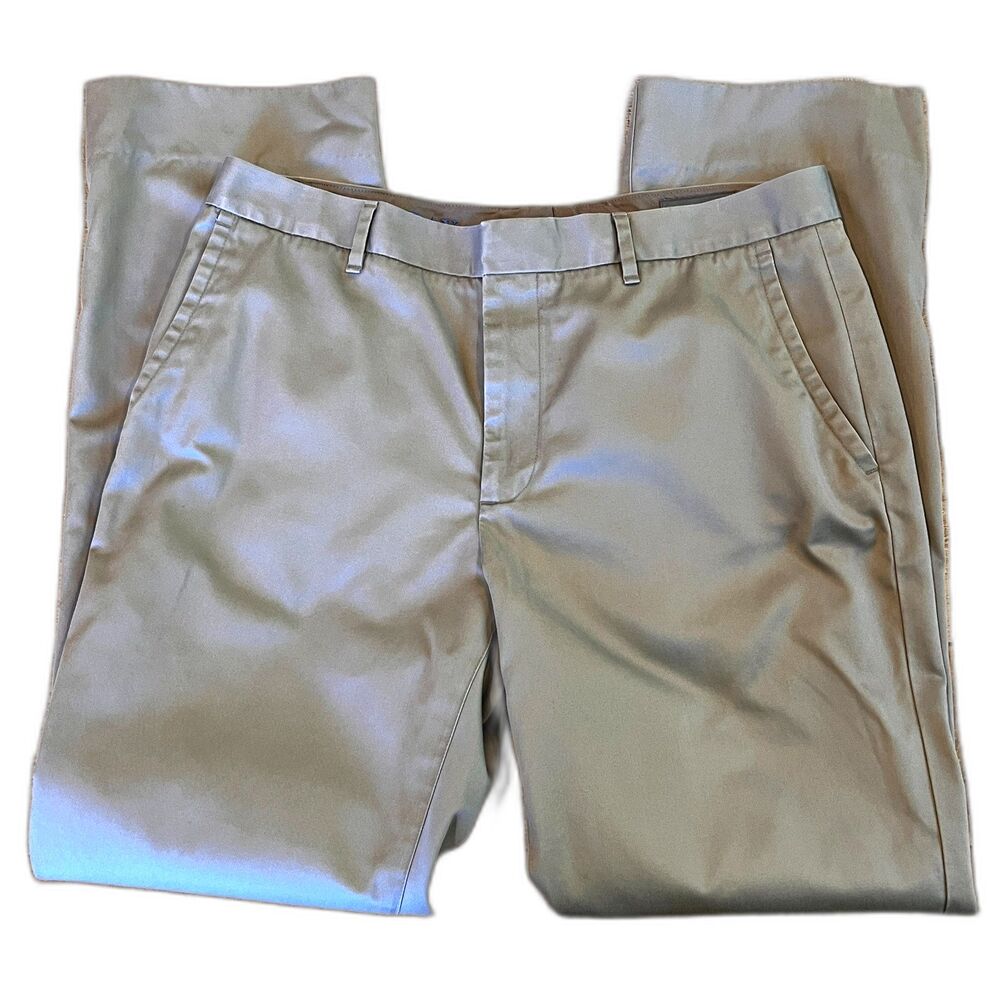 Bonobos Grey Friday Straight Leg Casual Work Pants Size 34 x 31 Office Career